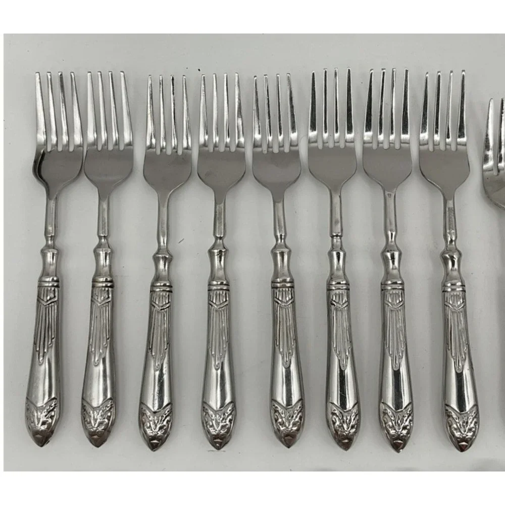 Flatware Set Pier 1 Imports Pii15 18/8 Stainless Steel 48pc Silver